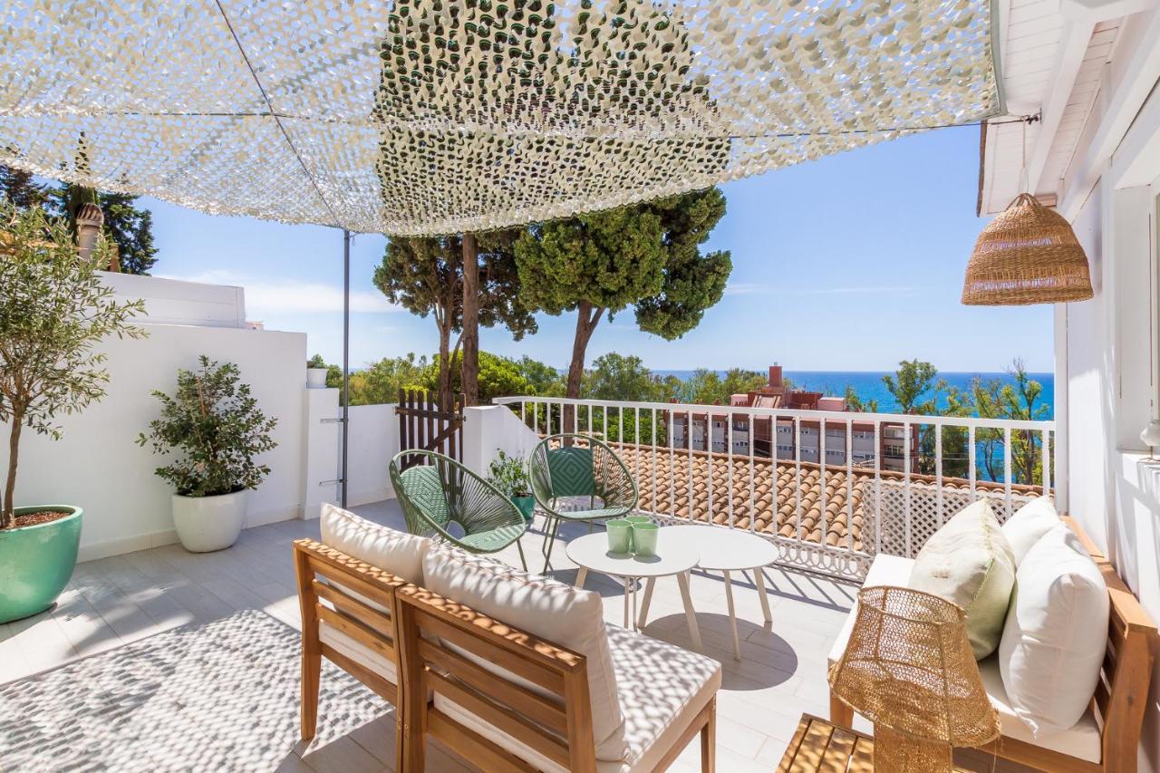 Casa De La Playa. Beach House With Magnificent Sea Malaga Luaran gambar