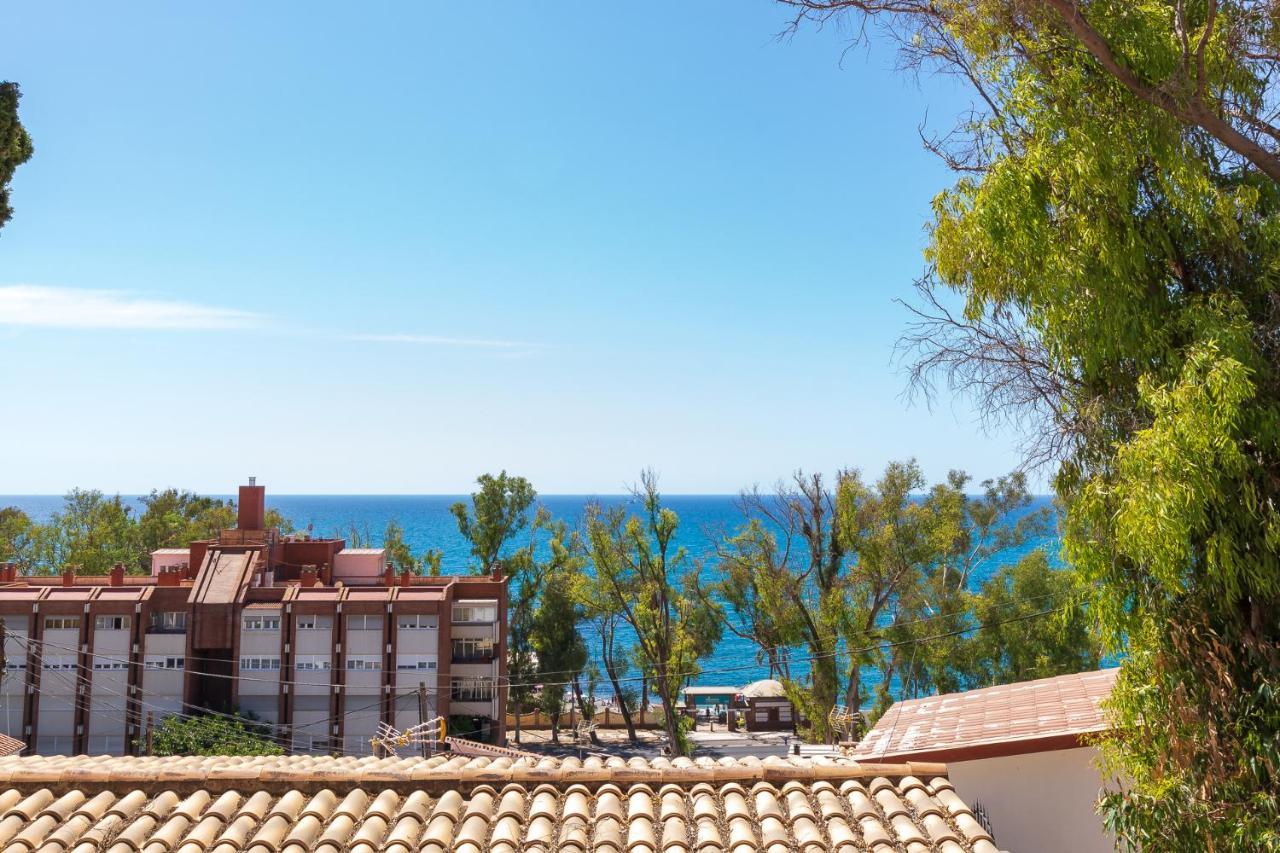 Casa De La Playa. Beach House With Magnificent Sea Malaga Luaran gambar